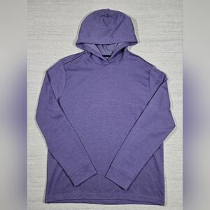 Vineyard Vines OTG Bluffs Hoodie Mens M Blue Violet Houndstooth Performance NWT